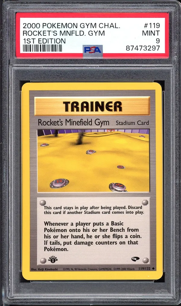 PSA 9 Rocket's Minefield Gym