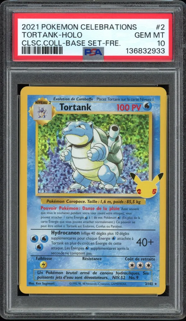 PSA 10 Tortank Holo