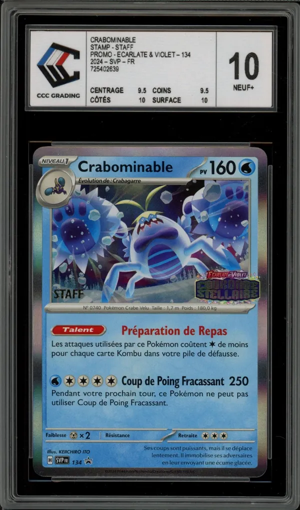 CCC 10 Crabominable Holo Prerelease Staff