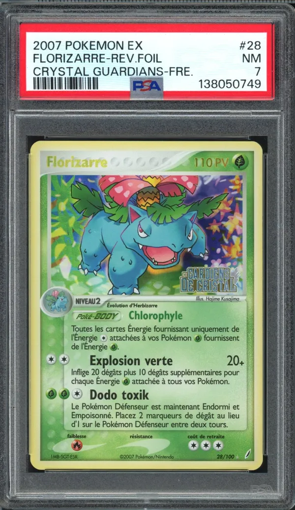 PSA 7 Florizarre Holo Reverse