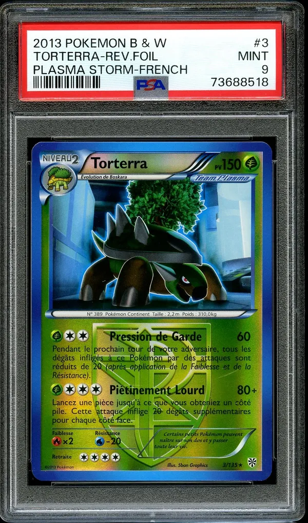 PSA 9 Torterra Reverse