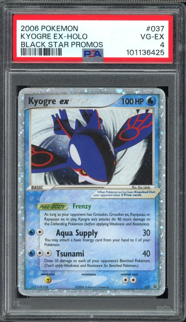 PSA 4 Kyogre Ex