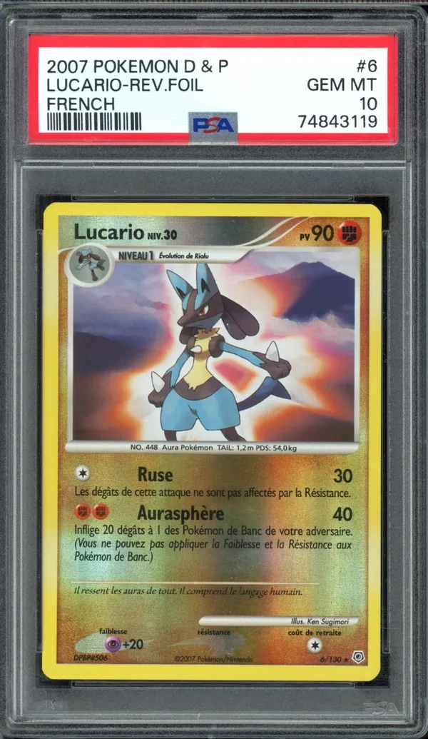 PSA 10 Lucario Reverse