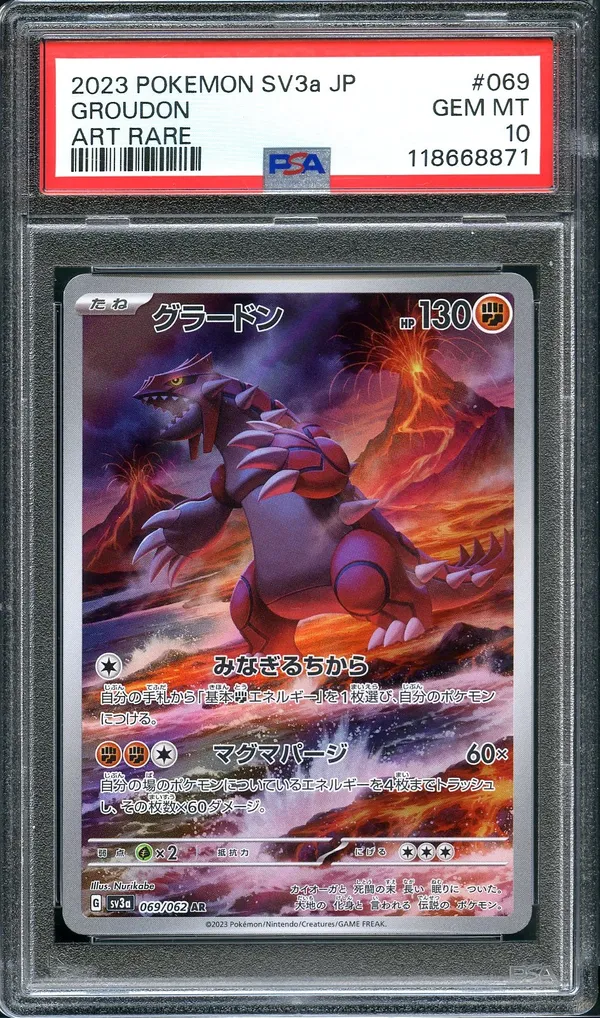 PSA 10 Groudon