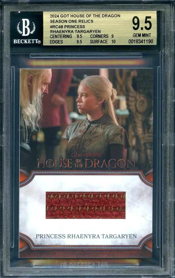 BGS 9.5 Princess Rhaeynyra Targaryen Relics