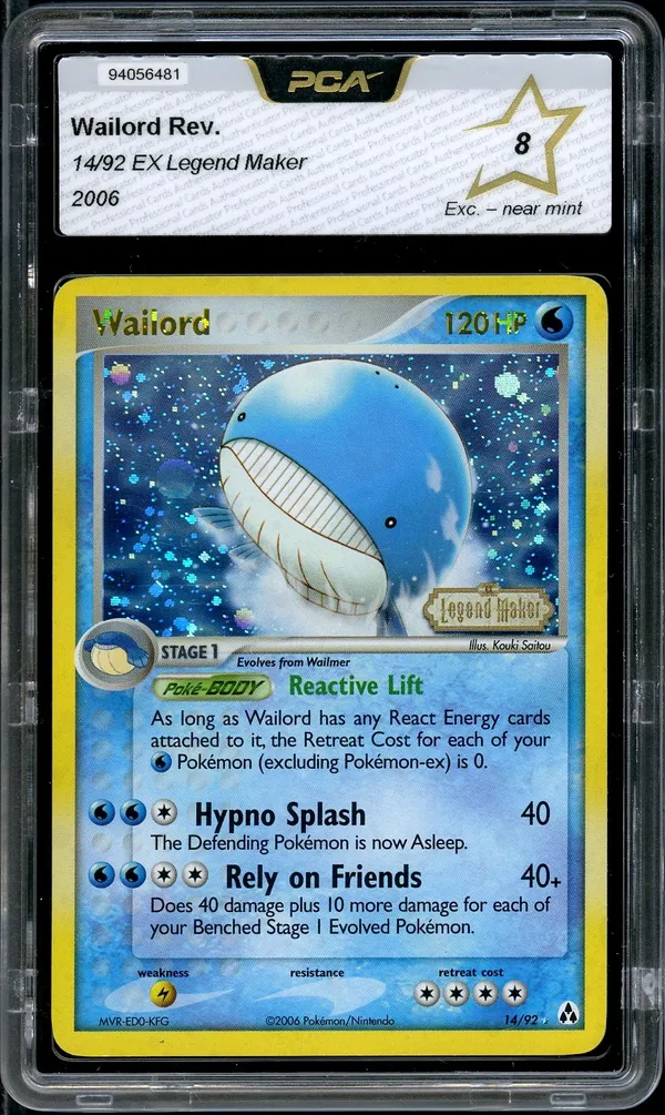 PCA 8 Wailord Holo Reverse