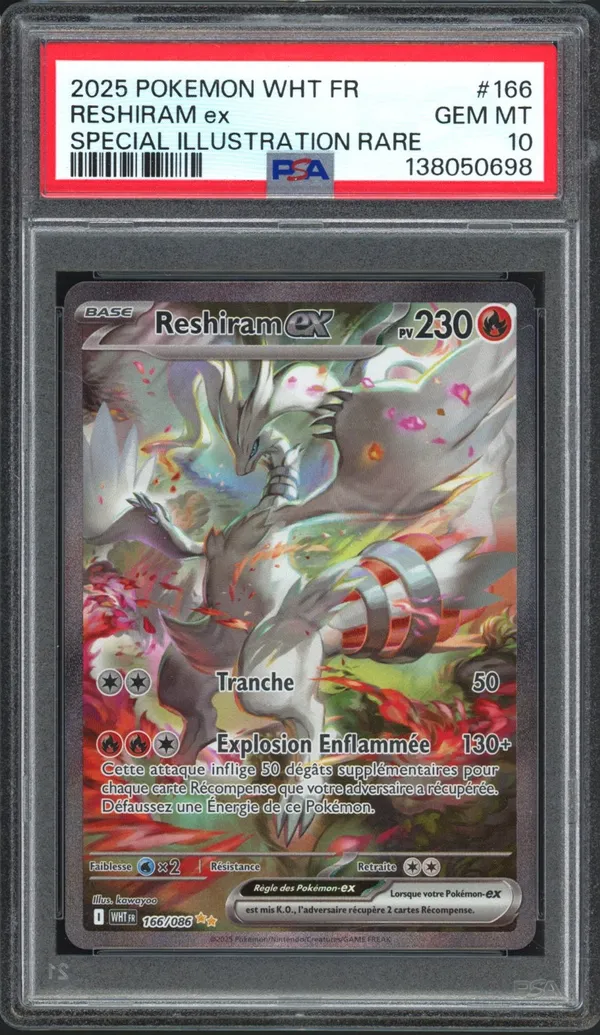 PSA 10 Reshiram Ex