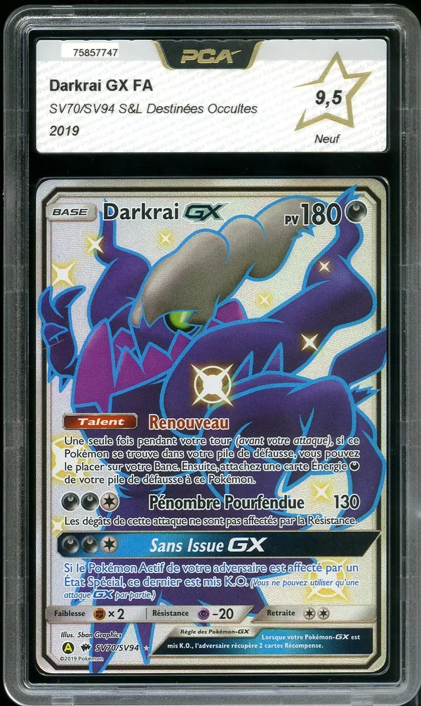 PCA 9.5 Darkrai Gx Shiny
