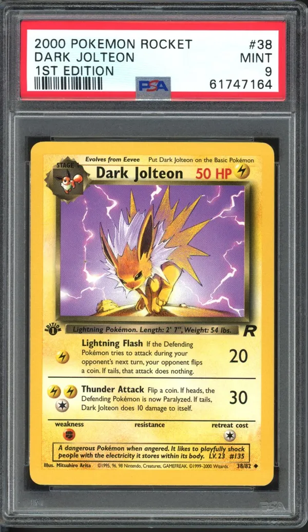 PSA 9 Dark Jolteon