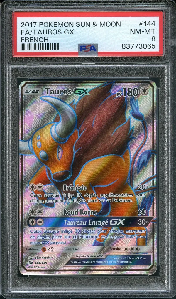 PSA 8 Tauros Gx