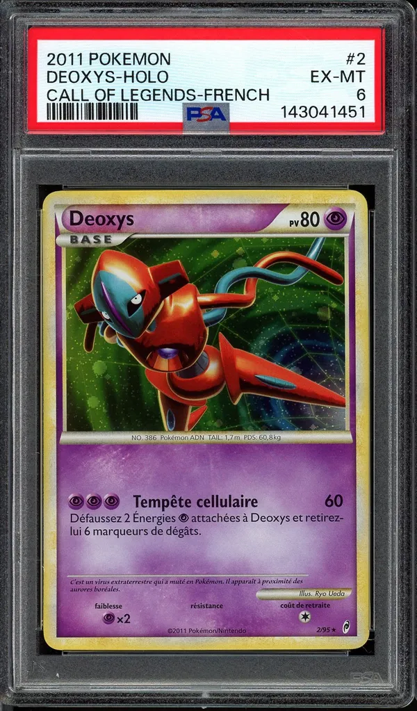PSA 6 Deoxys Holo