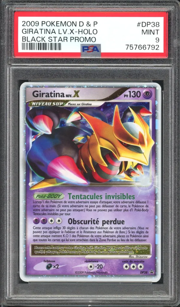 PSA 9 Giratina Niv. X