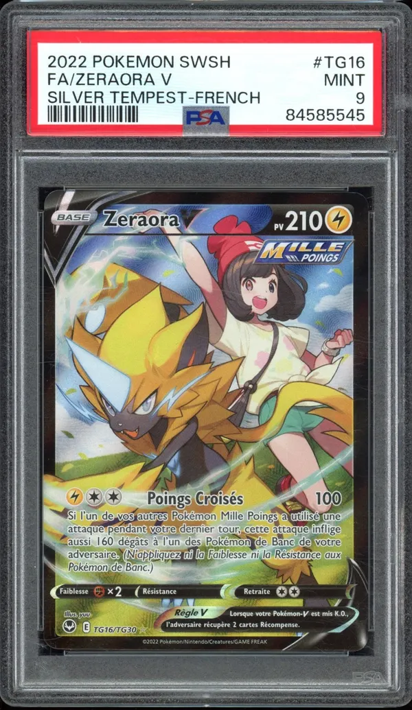 PSA 9 Zeraora V