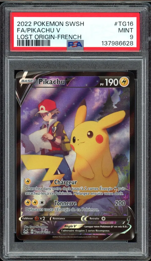 PSA 9 Pikachu V