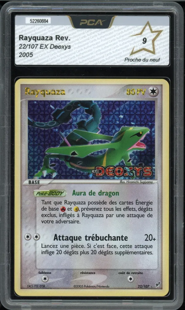 PCA 9 Rayquaza Holo Reverse