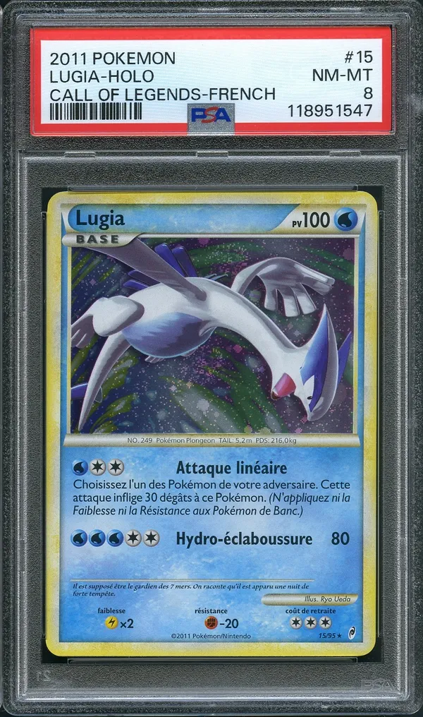 PSA 8 Lugia Holo