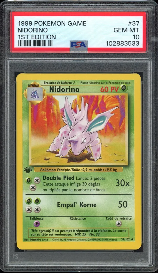 PSA 10 Nidorino