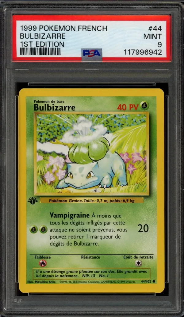 PSA 9 Bulbizarre