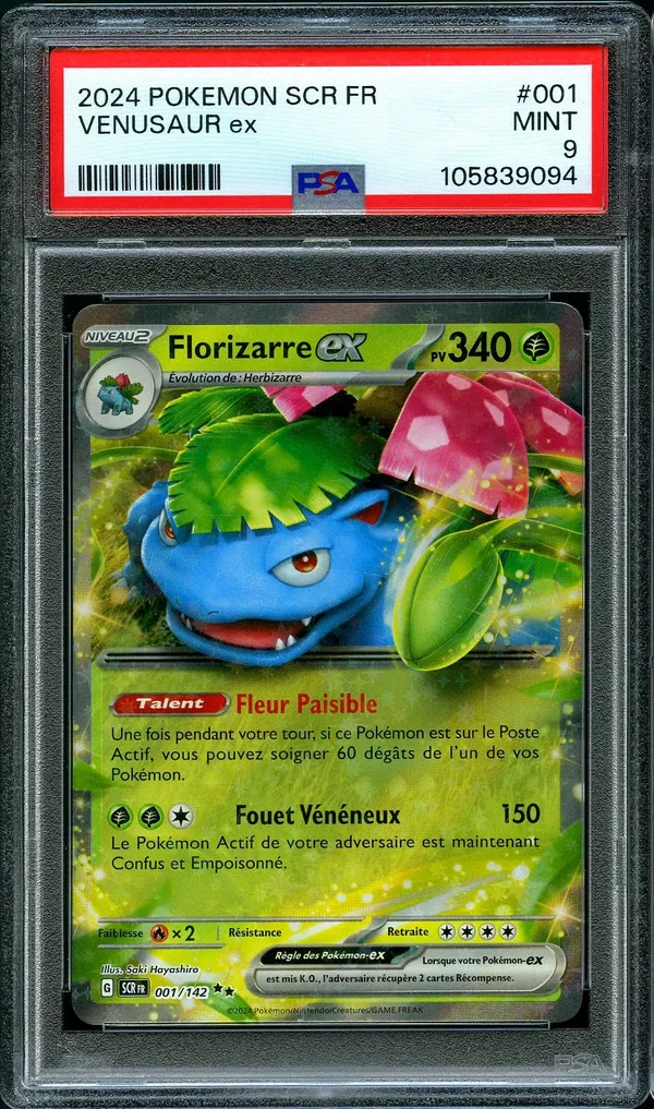 PSA 9 Florizarre Ex