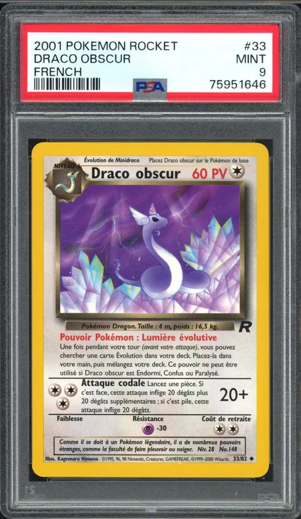 PSA 9 Draco Obscur