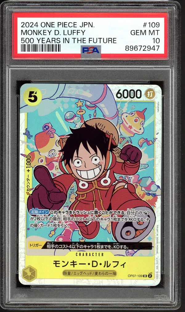 PSA 10 Monkey D. Luffy
