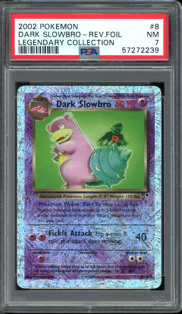 PSA 7 Dark Slowbro Reverse