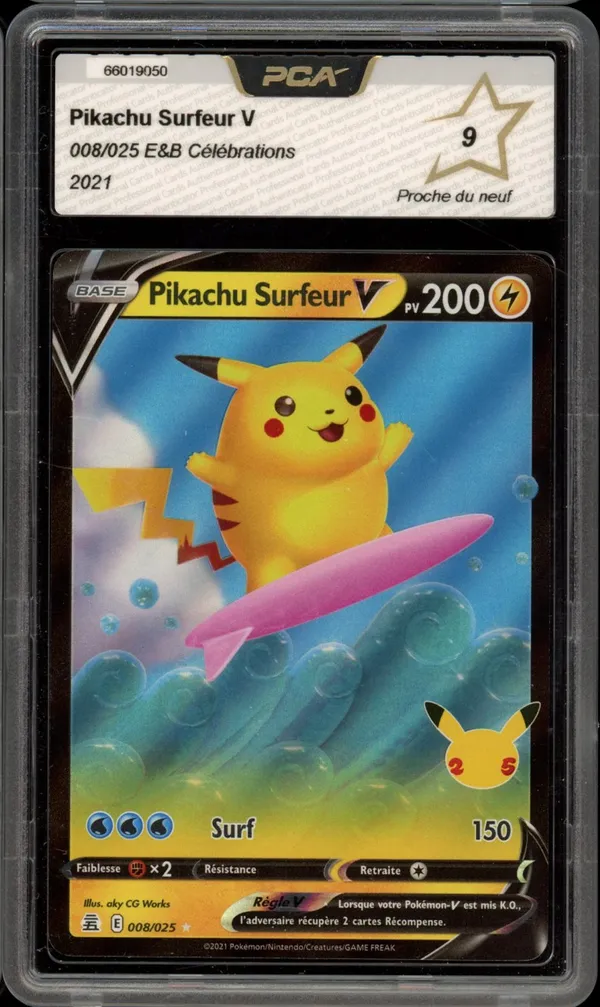 PCA 9 Pikachu Surfeur V