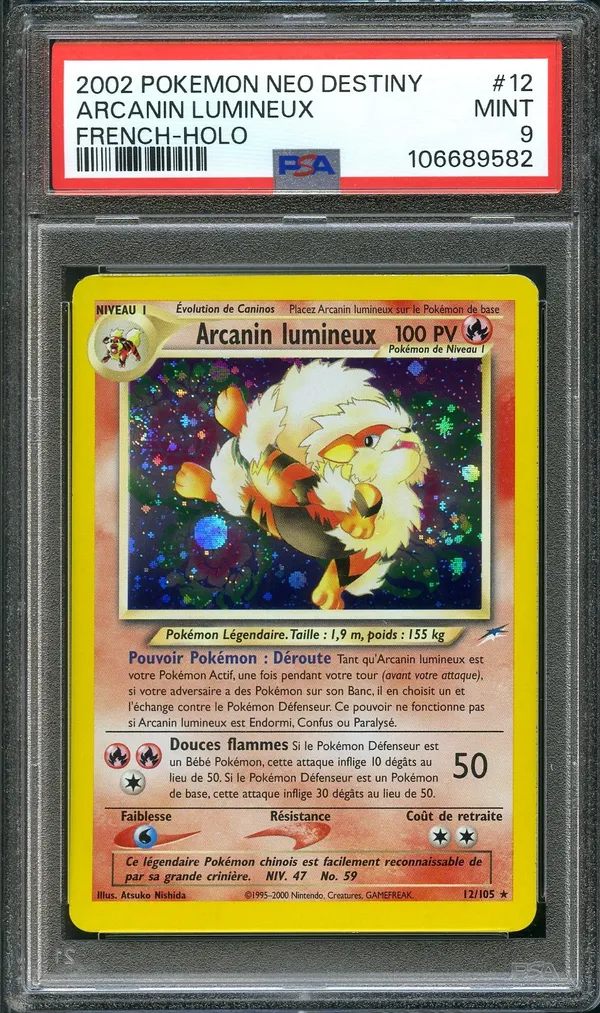 PSA 9 Arcanin Lumineux Holo