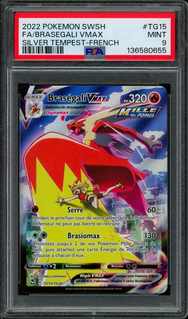 PSA 9 Braségali VMax