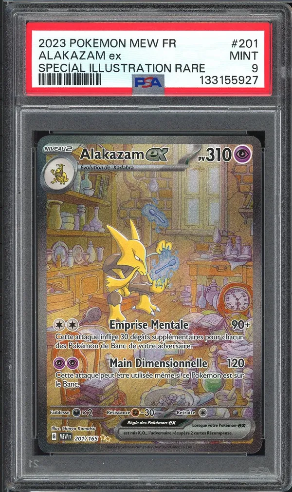 PSA 9 Alakazam Ex
