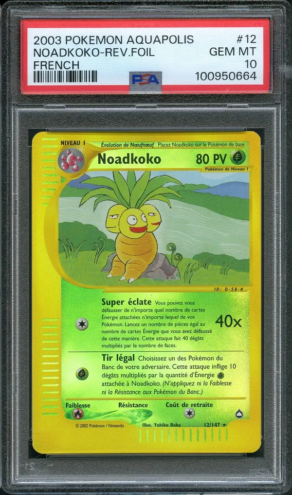 PSA 10 Noadkoko Reverse
