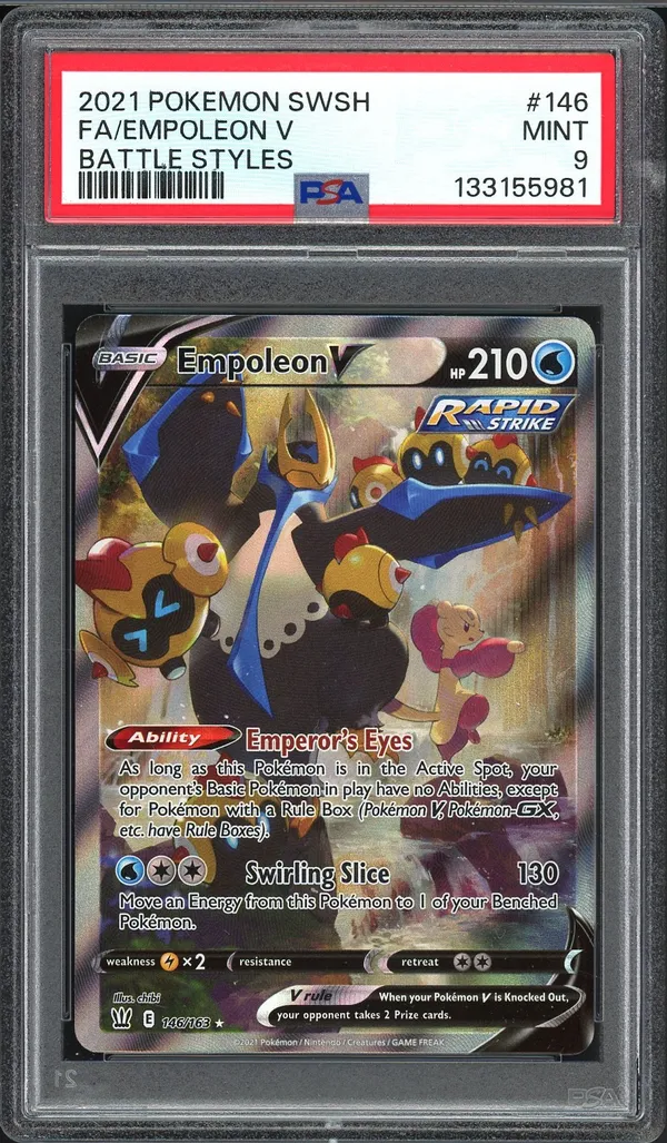 PSA 9 Empoleon V