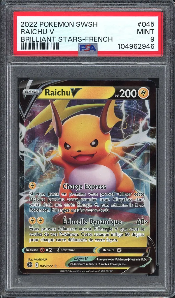 PSA 9 Raichu V