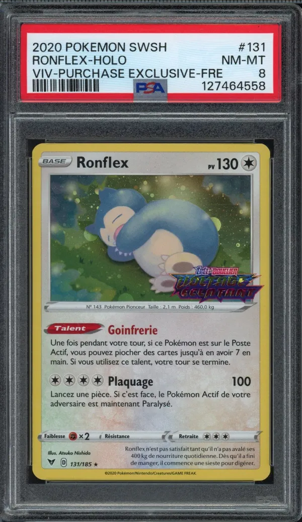 PSA 8 Ronflex Holo Stamp