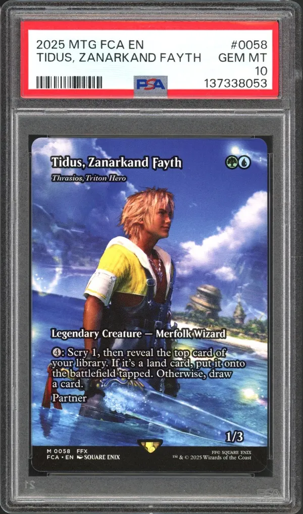 PSA 10 Tidus, Zanarkand Fayth