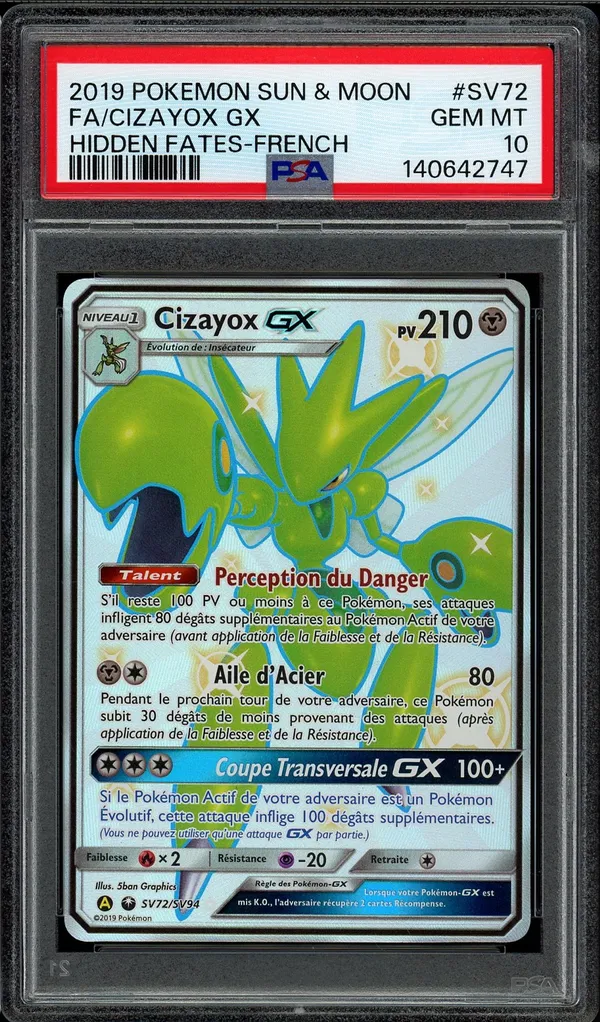 PSA 10 Cizayox Gx Shiny