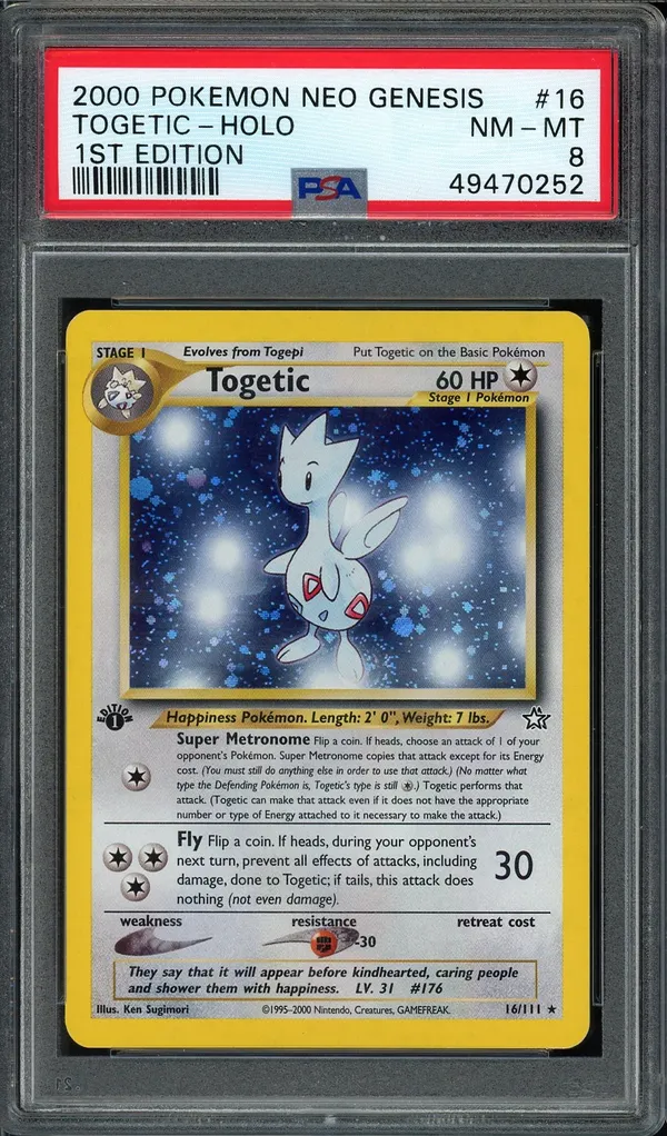 PSA 8 Togetic Holo