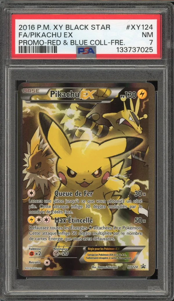 PSA 7 Pikachu Ex