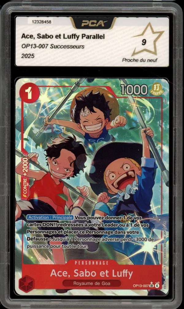 PCA 9 Ace, Sabo et Luffy