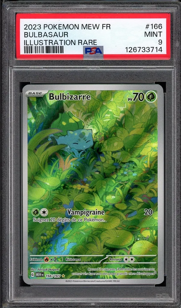 PSA 9 Bulbizarre
