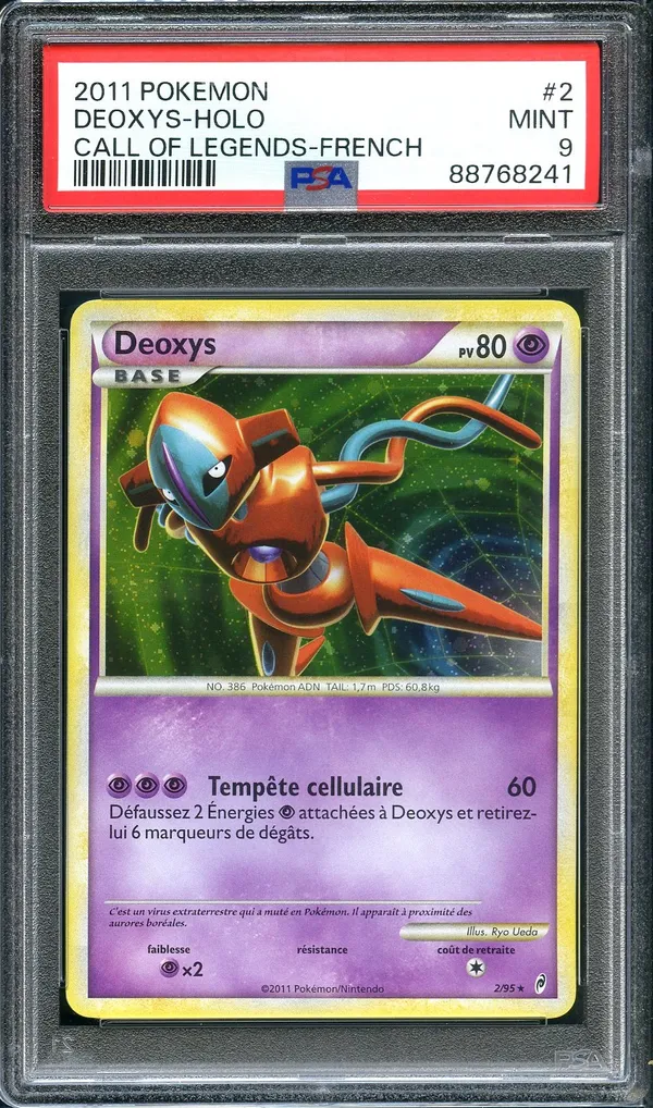PSA 9 Deoxys Holo