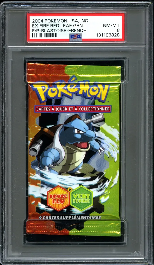 PSA 8 Booster Ex Rouge Feu & Vert Feuille
