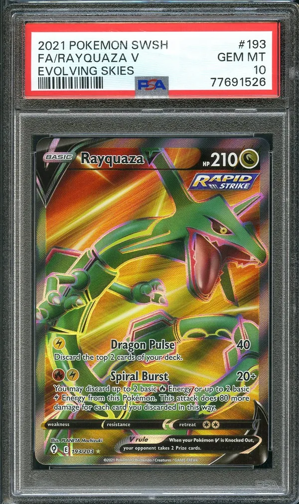PSA 10 Rayquaza V