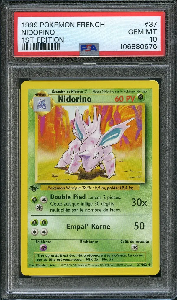 PSA 10 Nidorino