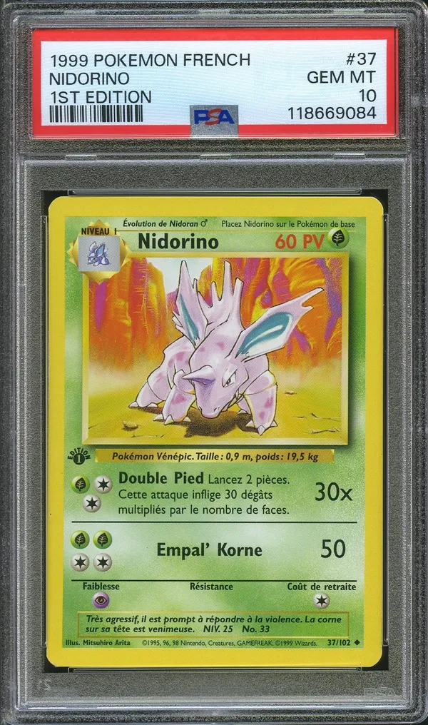 PSA 10 Nidorino
