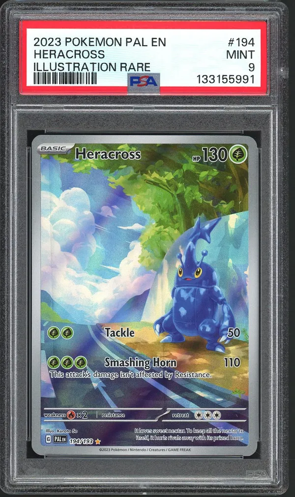 PSA 9 Heracross