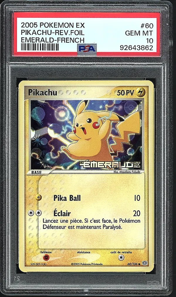 PSA 10 Pikachu Reverse