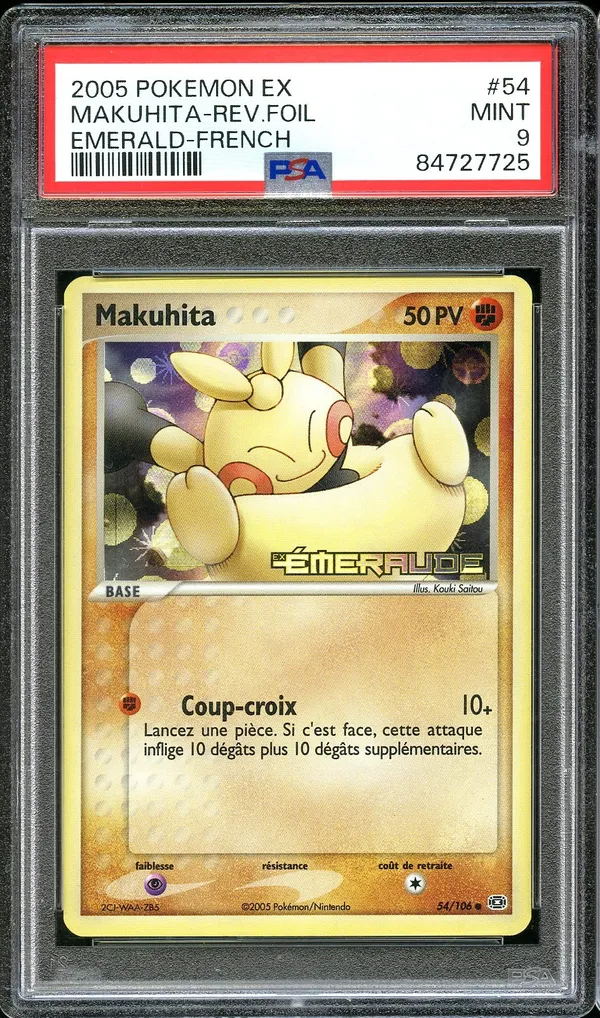 PSA 9 Makuhita Reverse