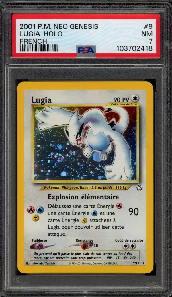 PSA 7 Lugia Holo