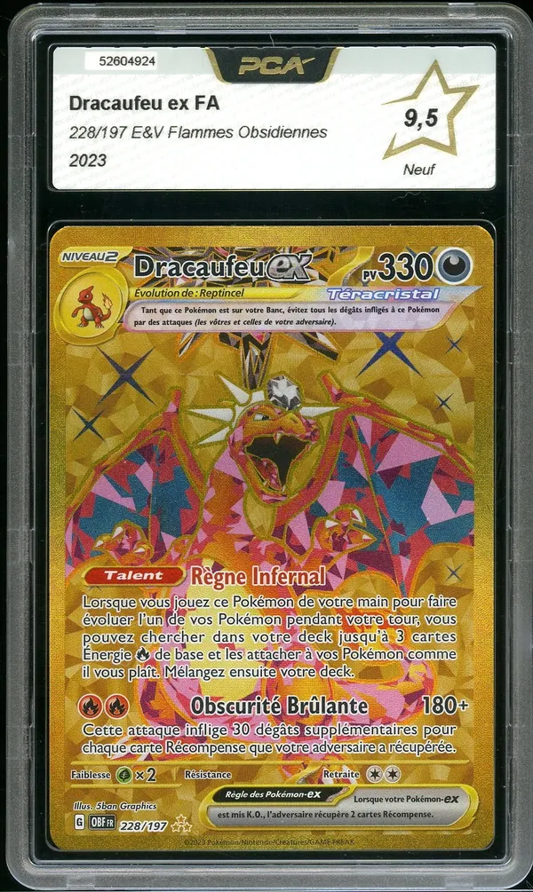 PCA 9.5 Dracaufeu Ex Gold